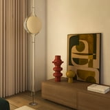 Ozarke Modern 1 Globe Floor to Ceiling Light Metal Acrylic Ball Modern Lighting for Living Room, Home Office, Home Decor Ceiling Floor Lamp - Warm 3000K - Walmart.com