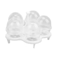 thumbnail image 4 of Huevos de plástico transparente que hacen cáscara de huevo recargable reutilizable y soporte para huevos con diseño de 2 mitades, 4 of 8