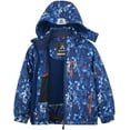 thumbnail image 3 of Kamik Winter Apparel Boys Rusty Little Atoms Print Insulated Jacket, Navy Print, 3, 3 of 3