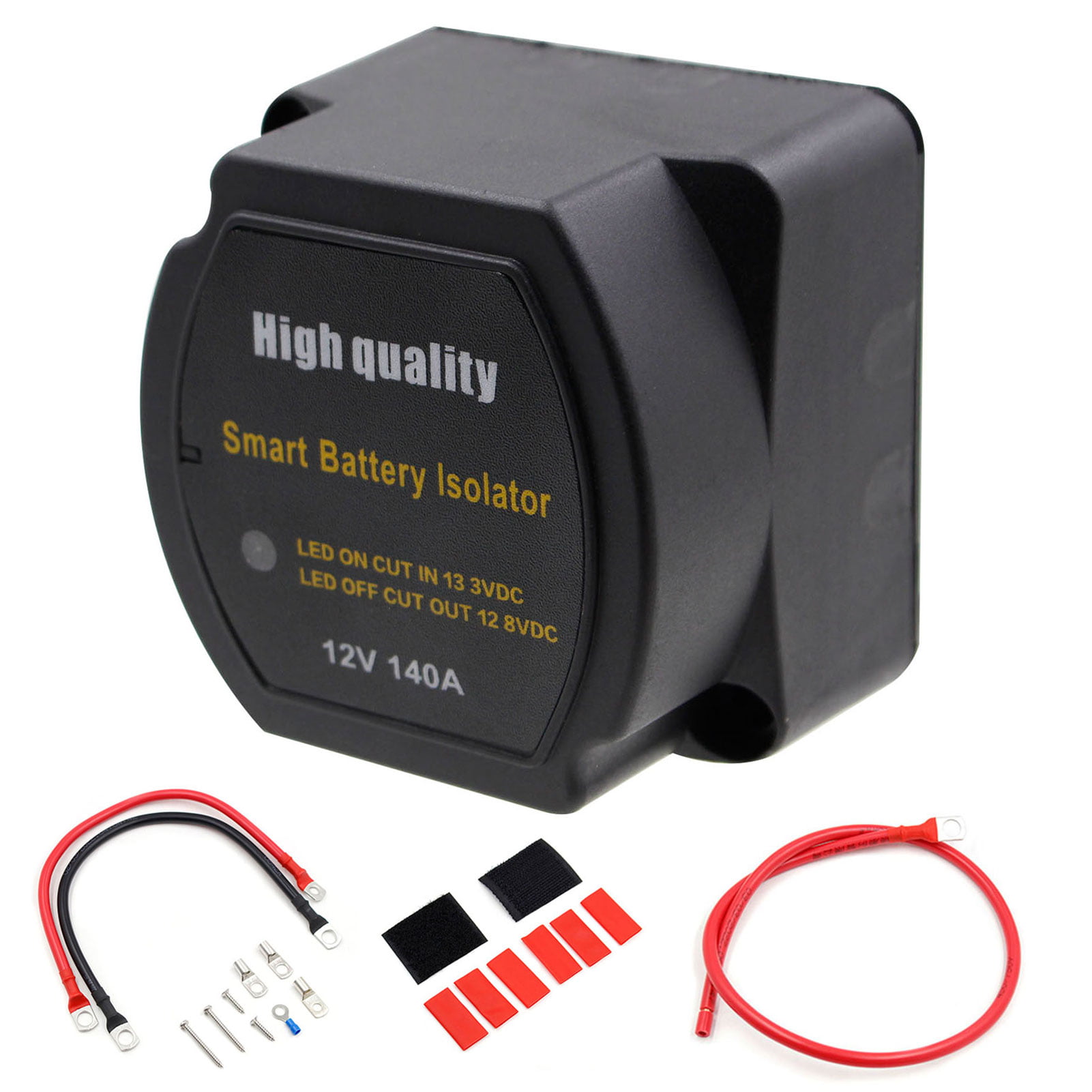 12V 140 Amp Smart Dual Battery Isolator Voltage Sensitive Relay Pro Kit VSR