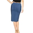 thumbnail image 6 of Stretch Is Comfort Women's Soft Stretch Midi Skirt | Adult  Small - 5x, 6 of 9