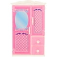 thumbnail image 1 of Shisuyan Mini Garde-Robe en Plastique 1Pcs 8.9X5.1X2.0In Rose, 1 of 8