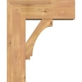 thumbnail image 3 of Ekena Millwork 7 1/2"W x 20"D x 24"H Imperial Block Smooth Bracket w/ Offset Brace, Western Red Cedar, 3 of 4