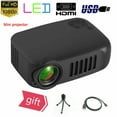 thumbnail image 1 of 7000 Lumen Portable Pocket LCD Projector 1080P HD Home Theater Cinema HDMI AV TF - Black, 1 of 9