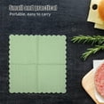 thumbnail image 1 of ELAYARD 100Pcs Decorative Green Cocktail Napkins Paper Natural Wood Pulp for Celebration, 1 of 6