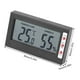 thumbnail image 5 of Termómetro digital higrómetro medidor de temperatura y humedad pantalla LCD grande registro máximo/mínimo negro, 5 of 8