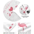 thumbnail image 2 of FMSHPON Flamingo Lover Xmas Christmas Tree Skirt Stand Mat for Holiday Party Decoration Indoor Outdoor 36 inches, 2 of 6