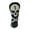 Black, variant on Premium Leather Golf Covers for Head 1, 3, 5 Driver with Elastic Closure, Skull Embroidery, Fits Most Wood Driver ,