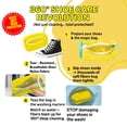 thumbnail image 4 of Shoe Washing Machine Bag 2-Pack Reusable Yellow Value Pack for Tennis Sneakers & Slippers Secure Zipper Lock Quiet Tangle-Free 360° Deep Clean - Laundry, 4 of 7