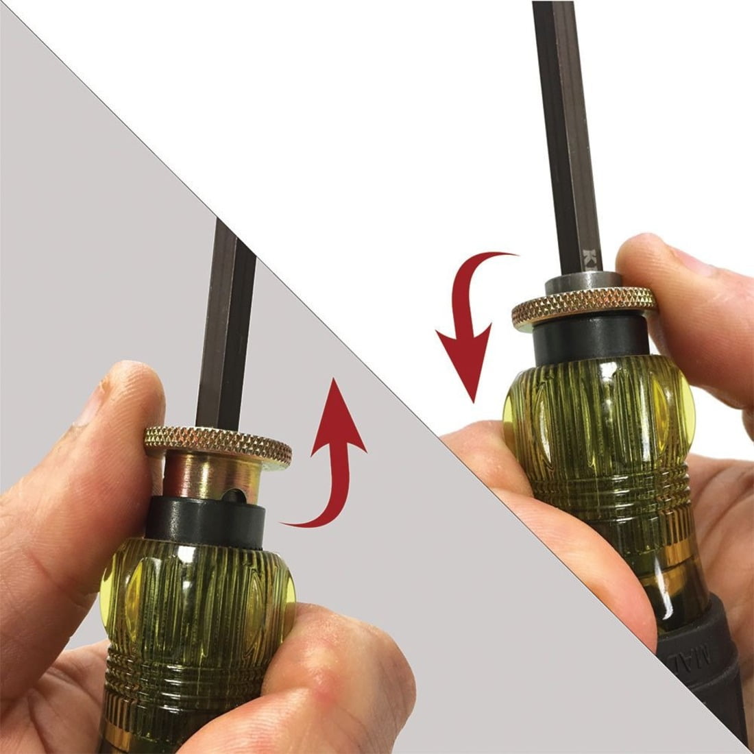 Klein Tools 32708 #1 and #2 Square Adjustable Screwdriver