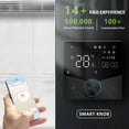 thumbnail image 4 of Air Conditioner Thermostat, Thin Control Panel, Cool Lighting Effect, 5+2 Days 6 Periods Programmable, Versatile Installation, Central AC Thermostat with LED Panel, 4 of 7