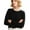 A11101-Black, variant on Women's 100% Merino Wool 2024 Fall Winter First-Line Ready to Wear Long Sleeve Seamless Knit Crewneck Sweater Yellow L