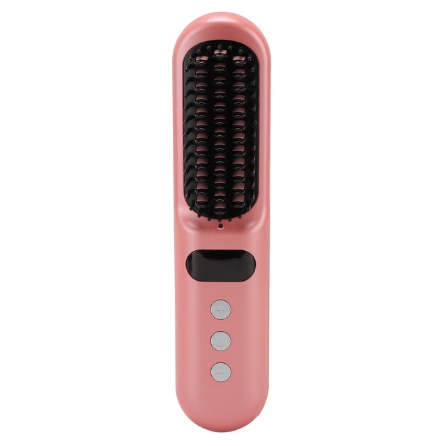 Peine Alisador De Cabello, Pequeño Peine Alisador De Cabello Portátil Con Calefacción MCH, 9 Engranajes, Inalámbrico, Antiescaldaduras Para Mujeres
