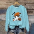 thumbnail image 2 of Hurxie Women's Oversized USA Graphic Sweatshirts Crewneck Patriotic Fleece Pullover Tops Winter Sweater, 2 of 7