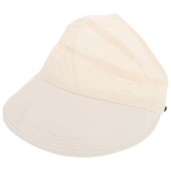 Healifty Wide Brim Sun Hat for Women UV Hat Cotton 1Set Face Shield for Outdoor