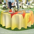 thumbnail image 6 of Autumn Maple Leaves 60 inch Round Tablecloth,Sunlight Circle Table Cover Stain Resistance Water Repellent Wrinkle-Free Table Cloth for Home Kitchen Dining Party Patio Indoor Outdoor, 6 of 6