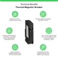 thumbnail image 2 of Disyuntor Schneider Electric QO2020C 1P 20A 120/240V, 2 of 6