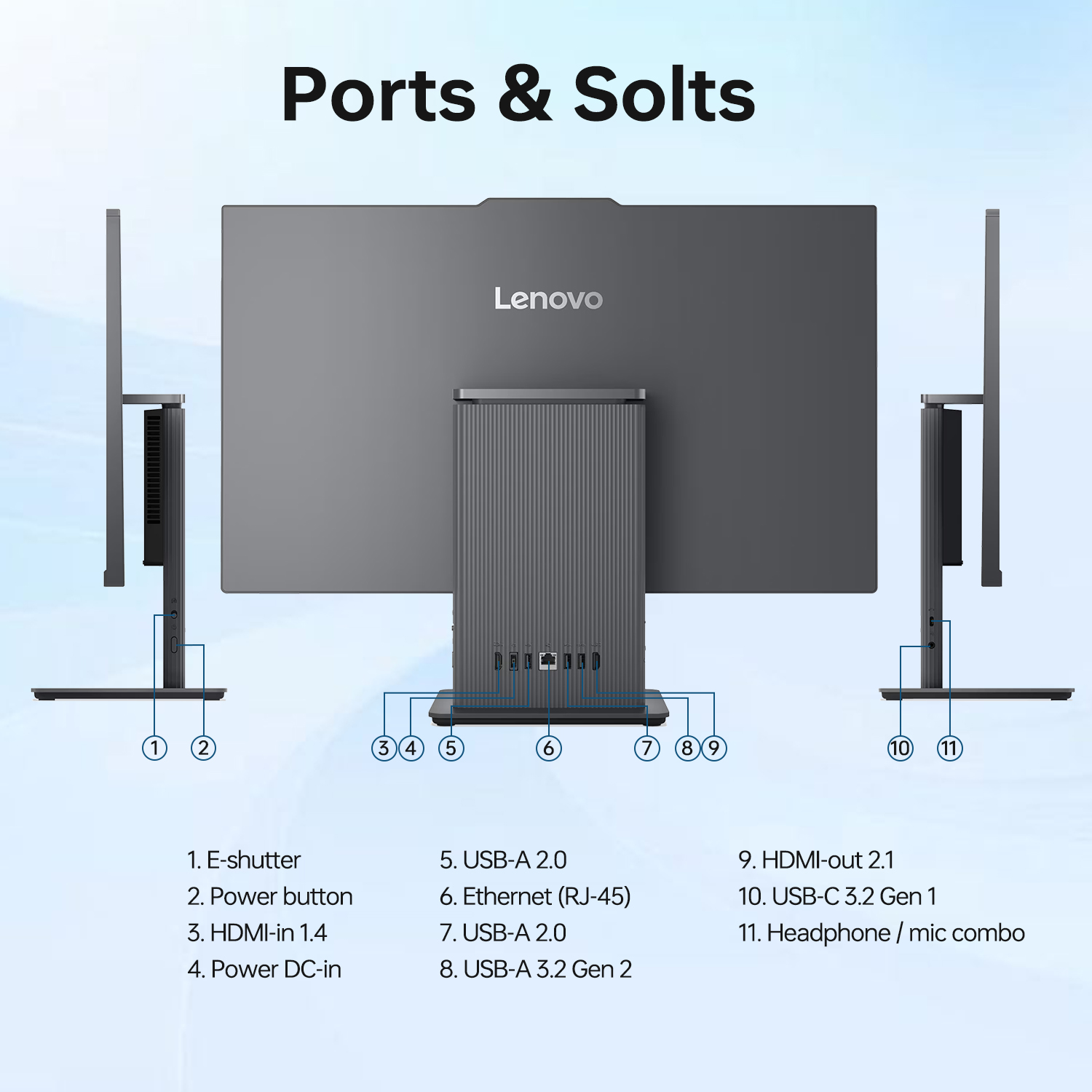 Lenovo IdeaCentre Business Computer All-in-One PC, 27" FHD 100Hz Display, AMD Ryzen 7 8845HS, 32GB DDR5, 1TB SSD, Wi-Fi 6, Windows 11 Home with AI & Microsoft Copilot, Wireless KB & M, Grey