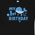 thumbnail image 4 of Inktastic Nautical My 1st Birthday with Blue Whale and Anchor Boys or Girls Baby T-Shirt, 4 of 5