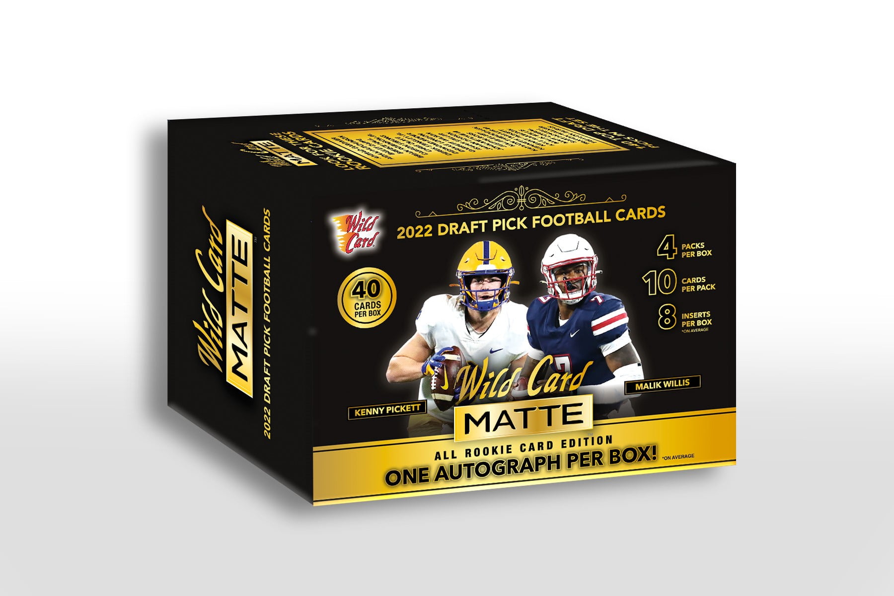 2022 Wild Card Matte Draft Picks Football Premium Blaster Box