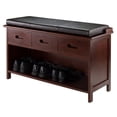 thumbnail image 1 of Pemberly Row Banc de Rangement 2Pc avec Siège Coussin en Espresso, 1 of 3