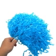 thumbnail image 2 of Pompones de animadora, accesorios para fiestas de baile deportivo (azul), 2 of 2