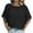 ZA-Black-swimsuit coverup for women, variant on Qzwdhjm Womens Bathing Suit Cover Up Hollow Out Half Sleeve Beach Coverup Shirt Crewneck Loose Lounge Vacation Swim Suits Coverups