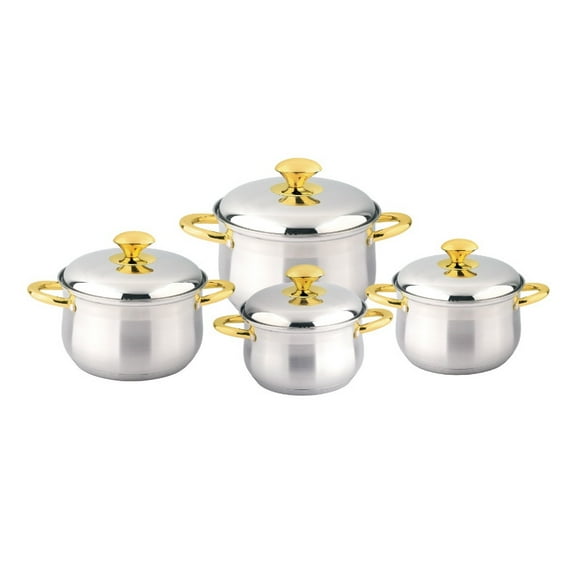 Batería de Cocina 8 pz Acero Inoxidable Fraciel Havana Sunrise Fraciel Havana Sunrise