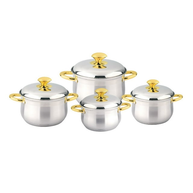 Batería de Cocina 8 pz Acero Inoxidable Fraciel Havana Sunrise Fraciel Havana Sunrise