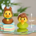 thumbnail image 5 of Duckalooz Character Duck Toy Figures 2-Pack, Scooby Doo and Shaggy, Collectible Ducks for Play and Display, Novelty Gift Toy Set Kids Ages 2+, 5 of 6