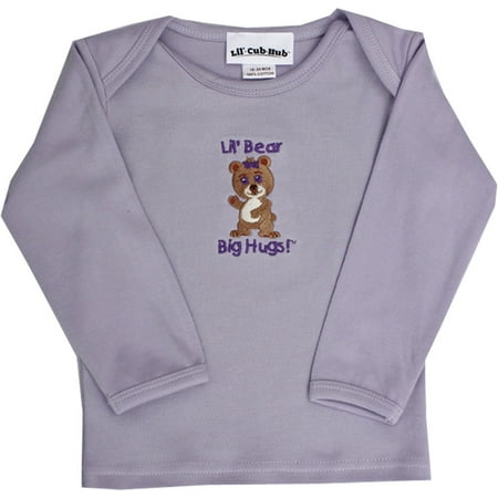 

Lavendar Long Sleeve T-Shirt Girl Bear
