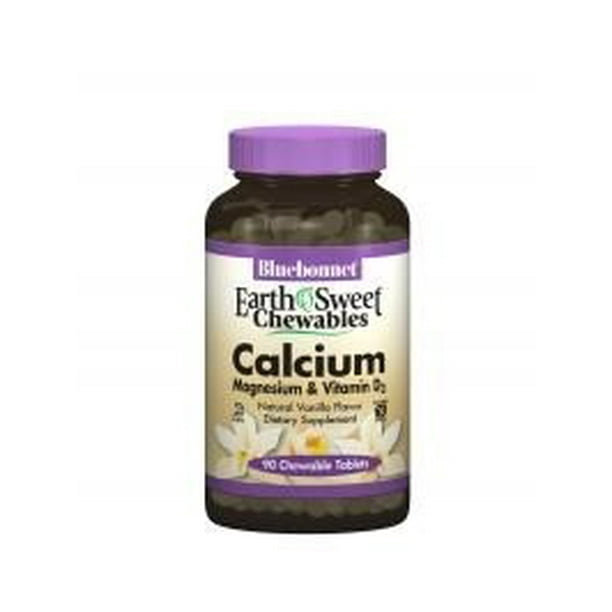Earth Sweet Chewables Calcium Magnesium & Vitamin D3
