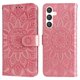 thumbnail image 1 of Funda tipo cartera GANGXUN para Samsung Galaxy S23 FE , diseño girasol, cuero PU, soporte, cierre magnético, tarjetero, 1 of 5