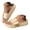 Beige, variant on Women Cloud Pillow Slippers Adjustable Buckle Arch Support Soft Thick Cushioned Non Slip Open Toe Summer Shoes