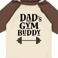 thumbnail image 4 of Inktastic Dad's Gym Buddy Childs Workout Boys or Girls Long Sleeve Baby Bodysuit, 4 of 5