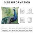 thumbnail image 5 of Orinice Peacock Feathers Graphic Decorative Cushion Throw Pillow Cover for Home Couch Living Room Sofa Men Women Boy Girl Aesthetic Decorative 1PC 20x20in, 5 of 5
