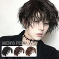 thumbnail image 3 of RYGRZJ Men Perm Headgear Explosive Head European American Fashion Short Hair Prod, 3 of 4