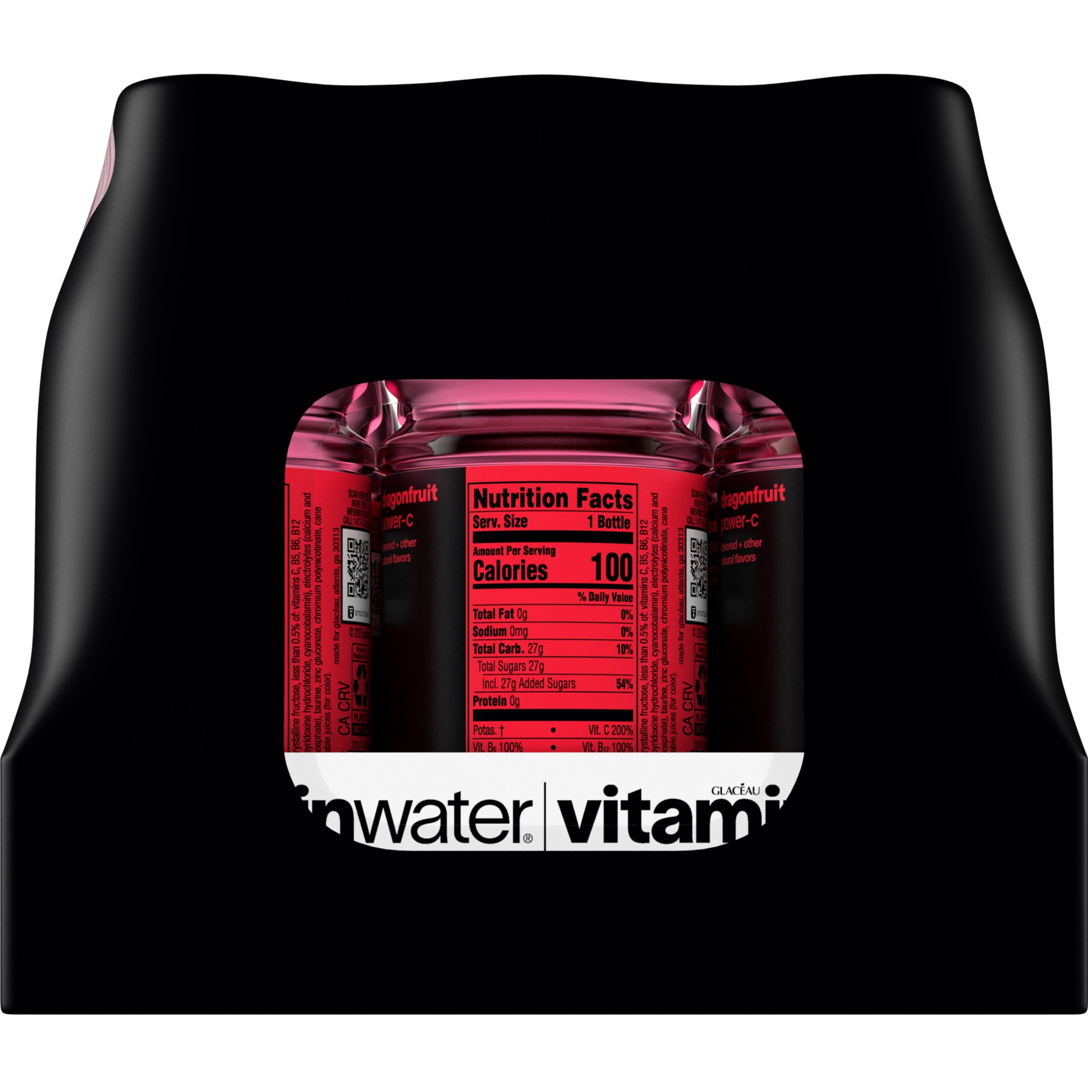 vitaminwater power-c, dragonfruit Bottles, 20 fl oz, 12 Pack