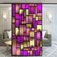 thumbnail image 3 of Película decorativa para ventanas con efecto ladrillo de color para privacidad, pegatinas para ventanas con vitrales, sin pegamento, con adherencia estática, película esmerilada para ventanas, 3 of 5