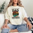 thumbnail image 2 of Proud Dad and Grandpa Family Gift, Ivory Comfort Colors T-Shirt, XL, 2 of 3