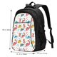 thumbnail image 5 of Balery Dinosaur Mochila con carga USB para hombre y mujer - Mochila impermeable y antirrobo para laptop con puerto USB para viajes, trabajo, 5 of 7