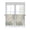 Sage Green Beige, variant on Red Sage Green Coastal Kitchen Curtains 45 Inch Length, Summer Beach Coral Shell Starfish Rod Pocket Light Filtering Window Curtains Living Room Bedroom Curtain Drapes Cafe Curtain 42''x45''x2