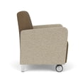 thumbnail image 4 of Lesro Ravenna Lounge Reception Guest Chair in Brown, 4 of 5