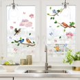 thumbnail image 4 of Spring Summer Tree Branch Bird Strike Window Cling, Anti Collision Wall Glass Sticker Decal Hummingbird Bluebird Decor, Fall Autumn Home Kitchen Office Fridge Decorations, 4 of 5