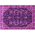 thumbnail image 1 of Ahgly Company Indoor Rectangle Persian Purple Traditional Area Rugs, 7' x 10', 1 of 4