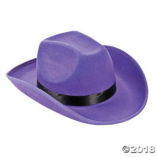 Adult's Purple Cowboy Hat - Walmart.com