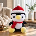 thumbnail image 4 of TOYOUME Penguin Plush Cloth Doll Pillow, Soft Stuffed Christmas Figurine, 9.45 Inches, 1-Piece, for Mantel Tree or Holiday Gift, C, 4 of 8