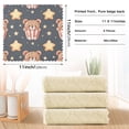 thumbnail image 3 of Cute Bears in Boxes Stars Dish Cloths Dish Towels Cleaning Cloths Quick Drying Reusable 11" x 11" Set of 6, 3 of 9