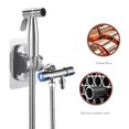 thumbnail image 2 of Pulverizador de mano Cabezal de ducha Juego de grifos de bidé de mano Accesorios para el baño del hogar, 2 of 5