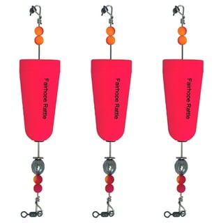 Wqqzjj Outdoor Fun Gifts Weighted Popping Cork Good for Saltwater Fishing Sea Fishing On Clearance, Size: 7.48*2.76*1.57, Red
